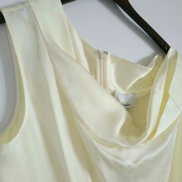 3.1 Phillip Lim One-Shoulder Sleeveless Top, Size 10, Cream, NWT - Picture 6 of 14